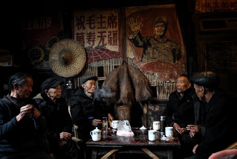 LEE ENG TAN Old Men Tea Gathering 1