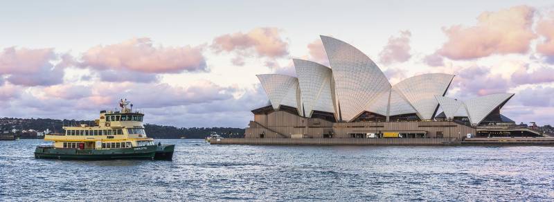 Opera House And Ferry, Kleindienst  Valerie , Australia
