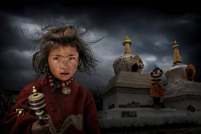 Tibetan Little Girl 1, Che  Arnaldo Paulo , Hong Kong