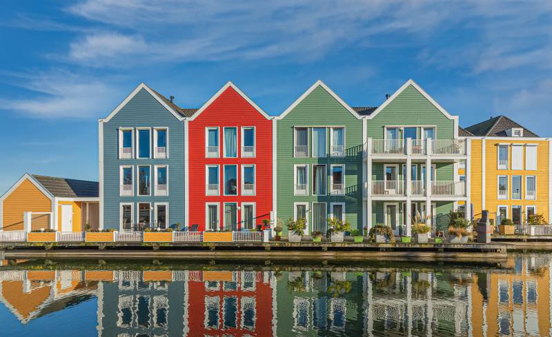 Colorful Houses, Panhuyzen  Jacky , Belgium