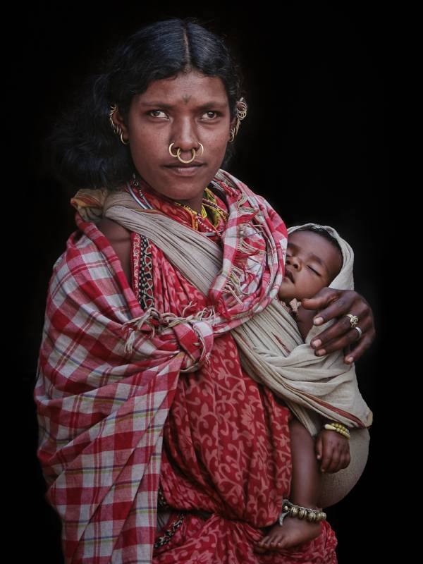 Dongria Kondh Woman And Baby, Gesser  Ron , Canada